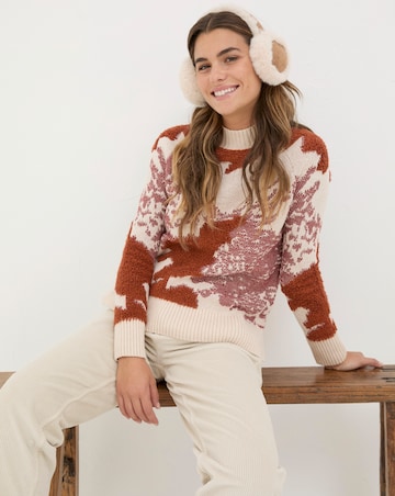 Fatface Abstract Pattern Jumper