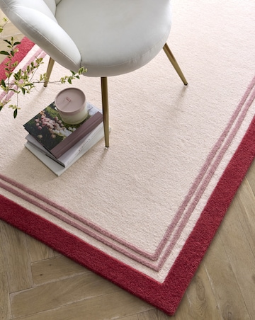 Piper Border Woollen Rug