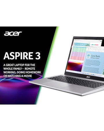 Acer Aspire 3 Laptop - 15.6in FHD AMD Ryzen 5 8GB 256GB