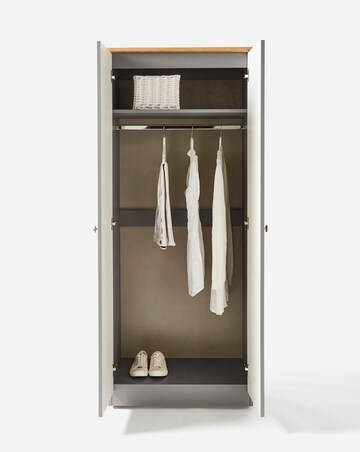 Brooke Ready Assembled 2 Door Wardrobe