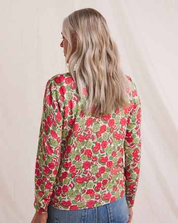 Julipa Floral Printed Cardigan