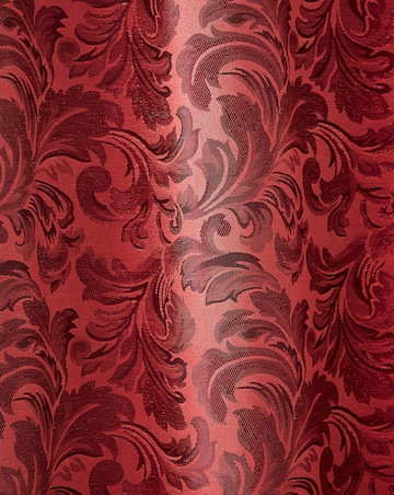 Buckingham Jacquard Light Filtering Pencil Pleat Lined Curtains