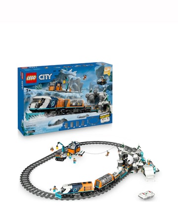LEGO City Explorers' Arctic Polar Express Train Set for Fans of STEM Toys 60470