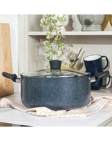 Russell Hobbs Nightfall Stone 5 Piece Saucepan and Stockpot Set