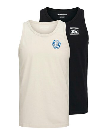 Jack & Jones 2 Pack Vest - Multi