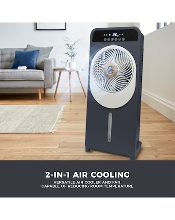 Swan 5L Grey Digital 2-in-1 Air Cooler