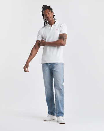 Levi's Short Sleeve Housemark Pique Polo - White