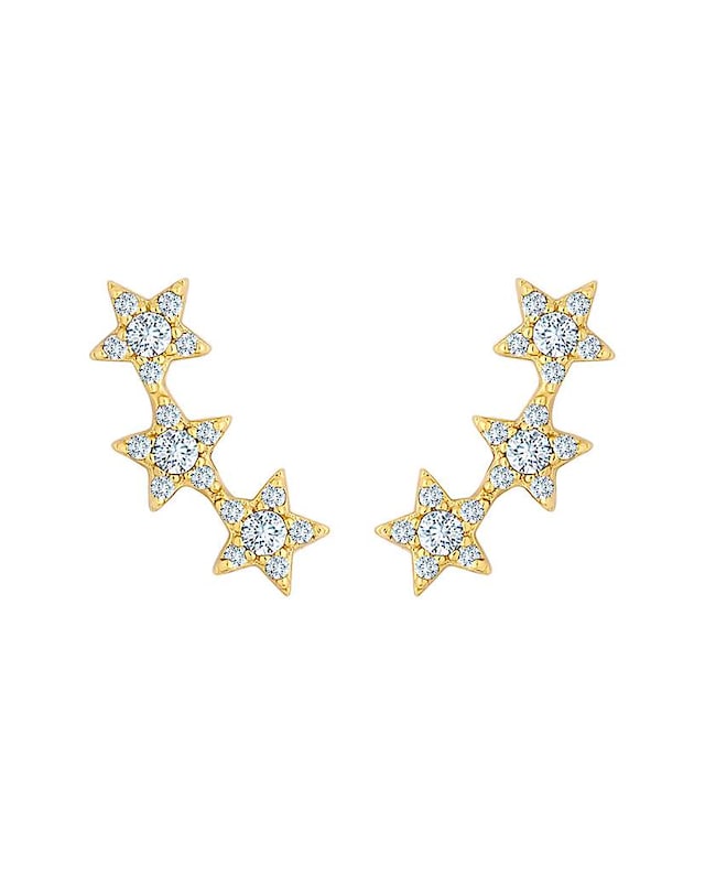 Inicio Recycled CZ Star Ear Climber