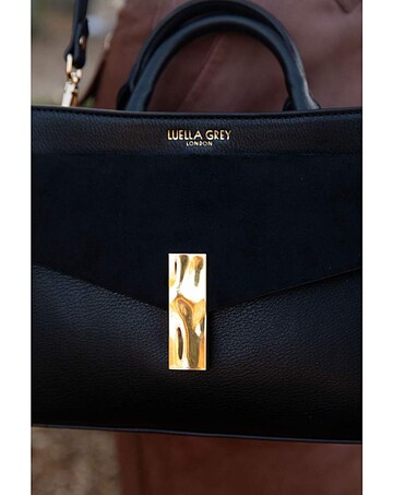 Luella Grey Kristie Black Crossbody Tote