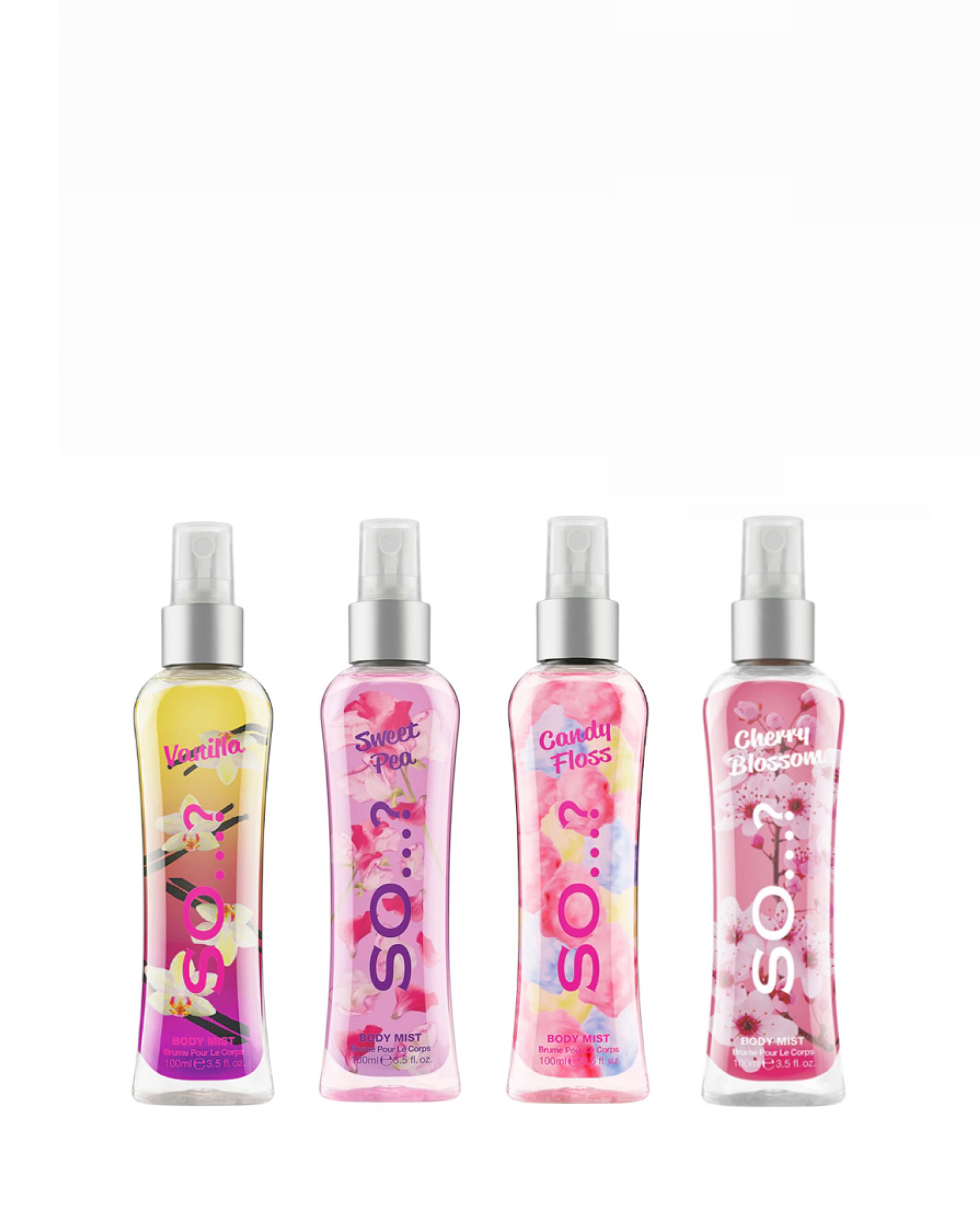 So? Set of 3 Body Sprays 4TH SPRAY FREE | JD Williams
