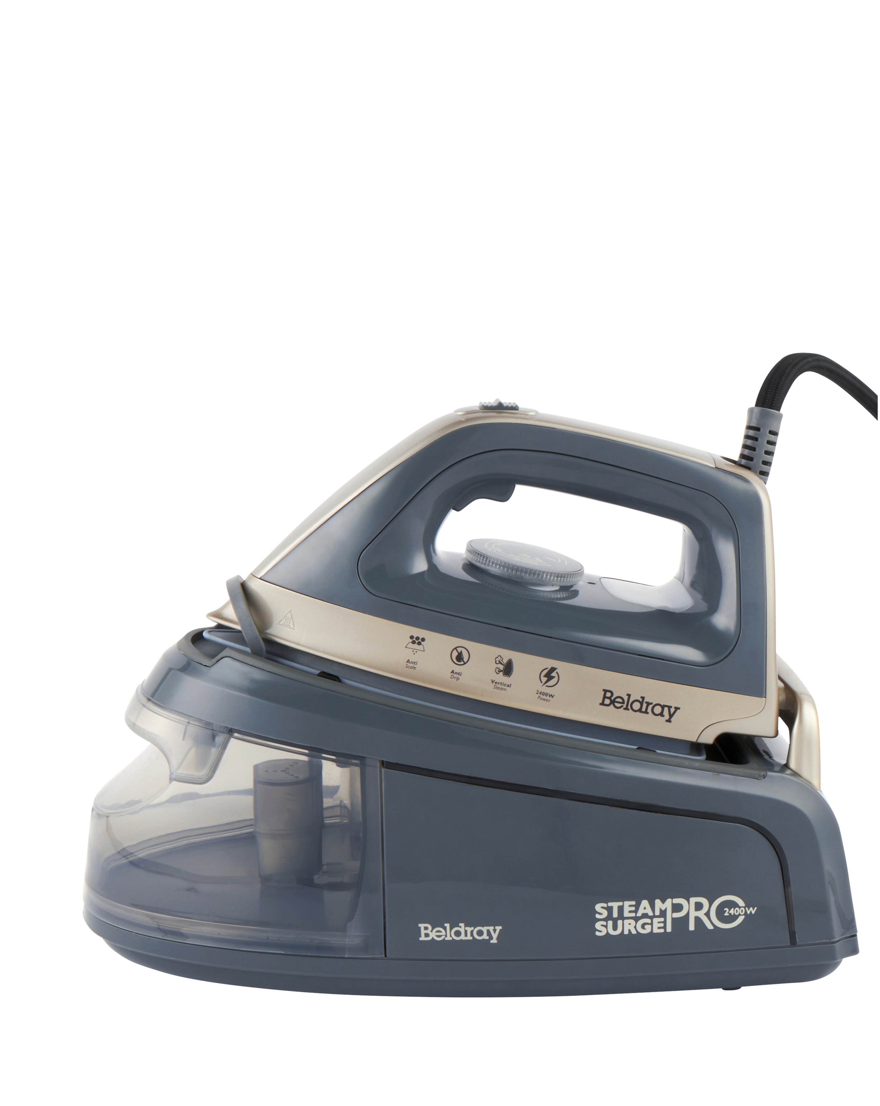 Beldray BEL01137TTF 2400W Titanium Steam Surge Pro