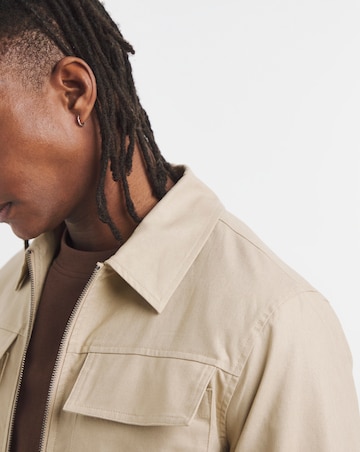 Stone Linen Harrington