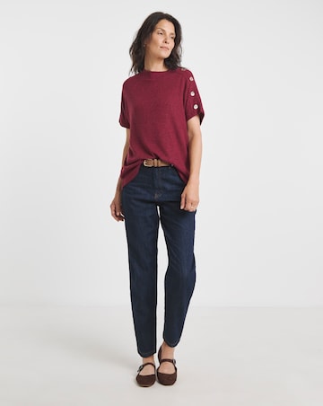 Soft Touch Boxy Roll Neck Top