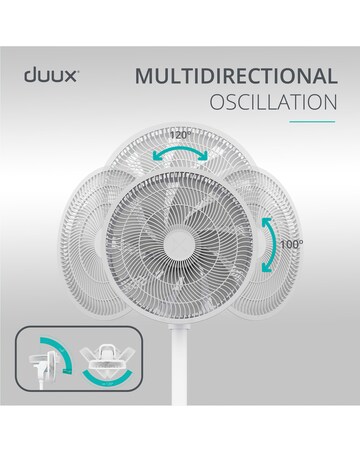 Duux Whisper 2 White Pedestal Fan