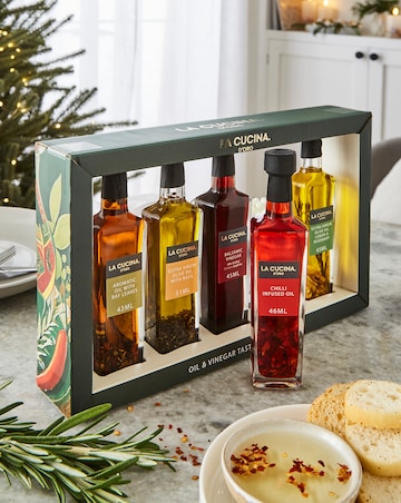 La Cucina Flavoured Oils and Balsamic Vinegar - 5 Pack