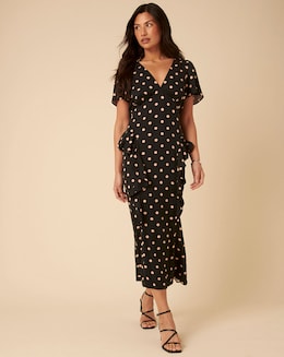Nobodys Child Lyndsey Midi Spot Dress