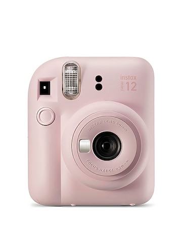 Fujifilm Instax Mini 12 Camera Kit - 10 Shot Macaron Film & Photo Album - Pink