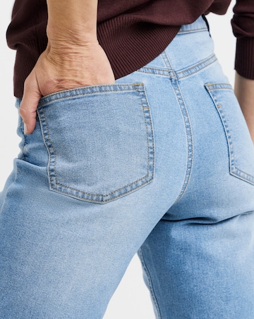 24/7 Light Blue Straight Leg Jeans