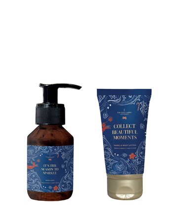 The Gift Label Candy Cane Wishes & Mistletoe Kisses Gift Set