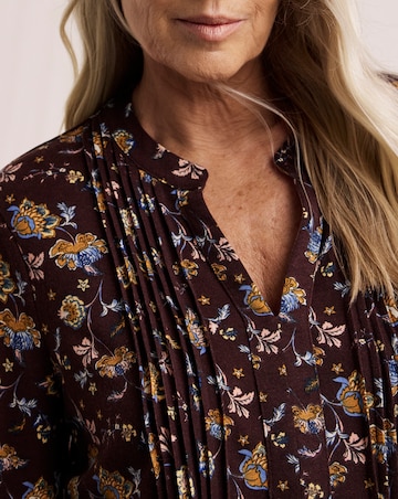 Julipa Pintuck Printed Top