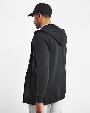 Full Zip Hoodie Extra Long
