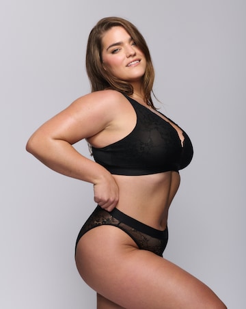 Lemonade Dolls Signature Lace High Waist Brazilian Black