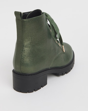 Joe Browns Chunky Lace Up Boot Wide Fit