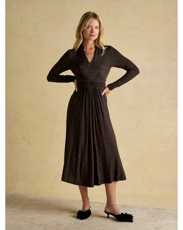 Joules Mina Jersey Animal Print Dress