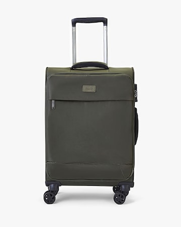 Rock Paris Cabin Suitcase - Olive Green