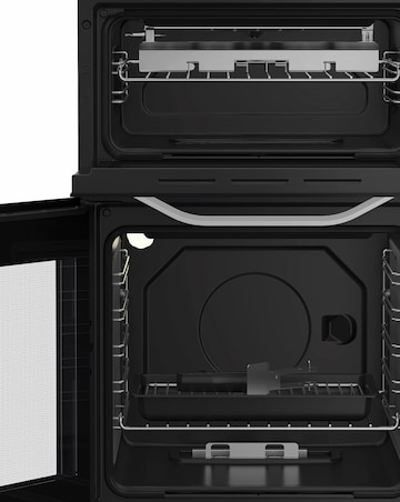 Hotpoint HTG5GCW 50cm Gas Twin Cooker - White + installation
