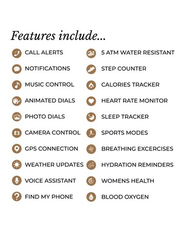 Radley Series 28 AMOLED Leather Strap Watch - Ink