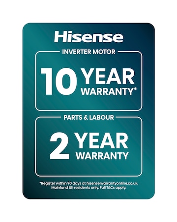 Hisense 7 Series WF7S1247BB AI Wifi-enabled 12kg 1400 spin Washing Machine Black