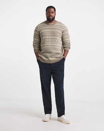 Knitted Fairisle Crew Neck Jumper
