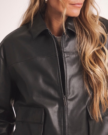 Anthology Leather Trucker Jacket