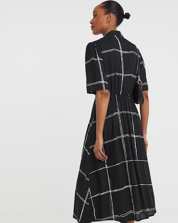 Zip Front Shirt Dress