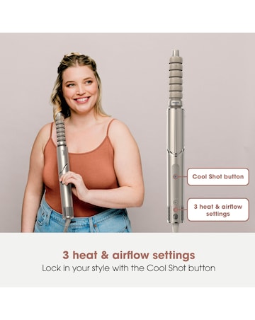 Shark FlexStyle 4-in-1 Air Styler & Hair Dryer For Straight & Wavy Hair - Stone