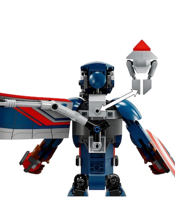 LEGO Marvel New Captain America Construction Figure Buildable Toy 76296