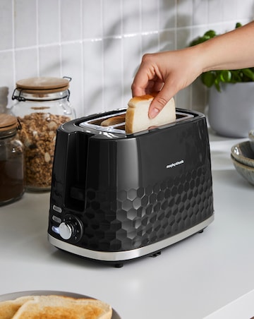 Morphy Richards 220031 Hive 2 Slice Black Toaster