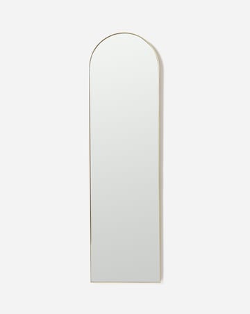 Gold Slim Arched Leaner Mirror