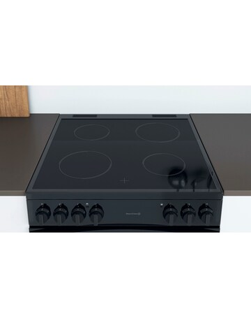 Indesit ID67V9KMB/UK Electric Double Cooker - Black