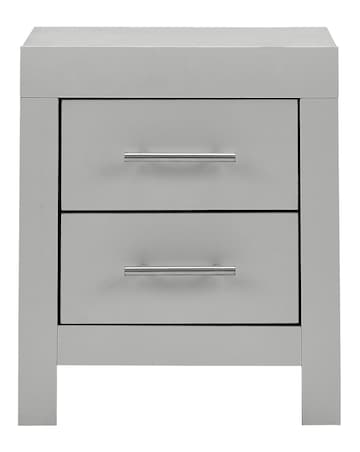 Dakota 2 Drawer Bedside Cabinet