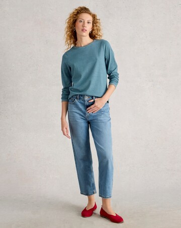 White Stuff Clara Ls Sparkle Tee