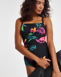 MAGISCULPT Medium Control Bandeau Swimsuit With Detachable Straps