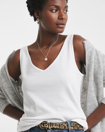 White Reversible Vest