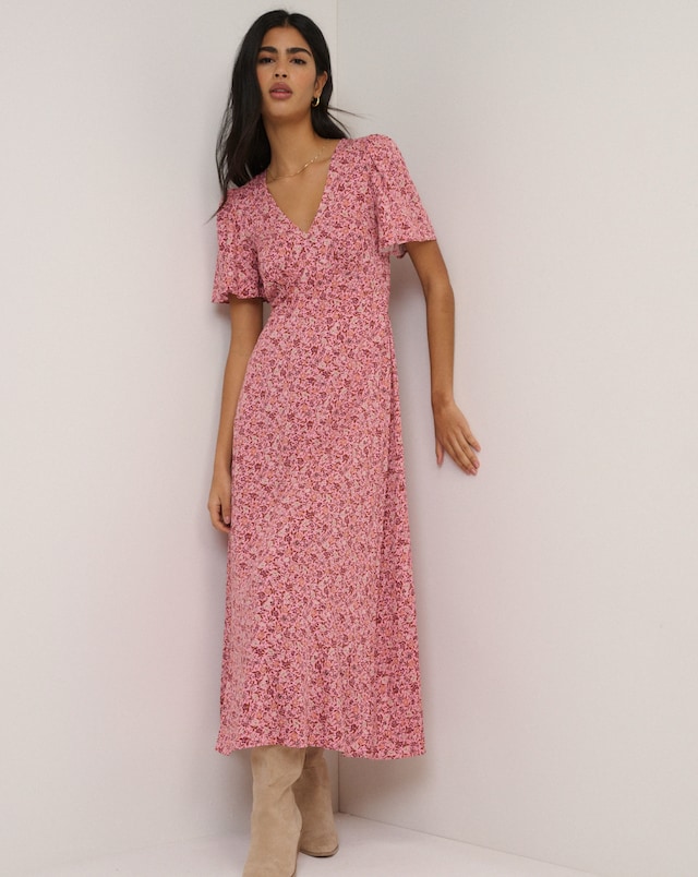 Nobody's Child Atlas Midi Dress Petite