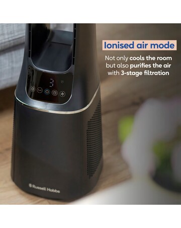 Russell Hobbs Black Bladeless Fan