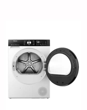 Hisense 3S Series DH3S802BW3 WiFi-enabled 8kg Heat Pump Tumble Dryer - White