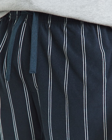 Jersey Top Stripe Bottom Pyjamas