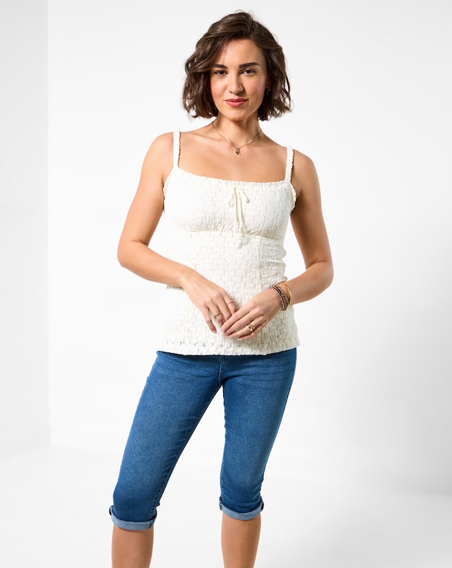 Joe Browns Lexie High Waisted Denim Capri Pants