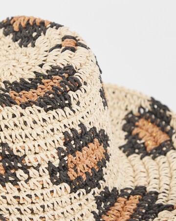 Leopard Print Fedora Hat